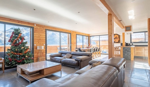 Modern chalet in Pra Loup - 16 people, jacuzzi, parking