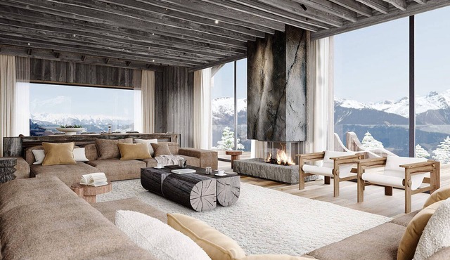Modern chalet with spa and pool in Courchevel 1850
