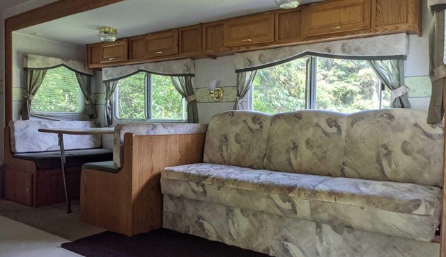 Modern, clean trailer, waterview at small campground (The Terry)