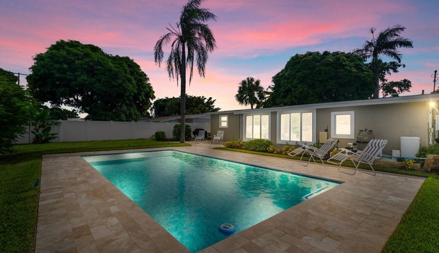Modern Coastal Home with brand NEW HEATED private saltwater pool!