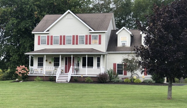 Modern Colonial house on Golf Course with a hot tub