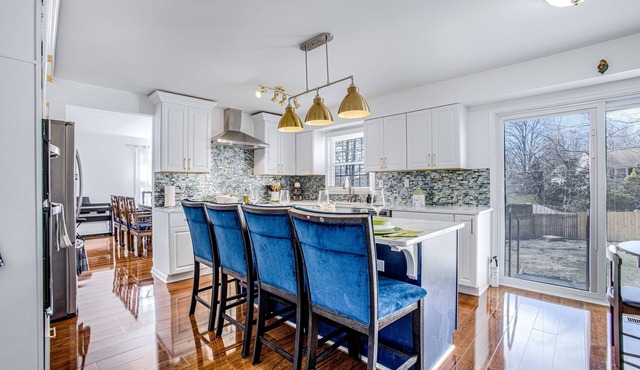 Modern, comfortable home full of lovely craftsmanship, near Glenmont Metro