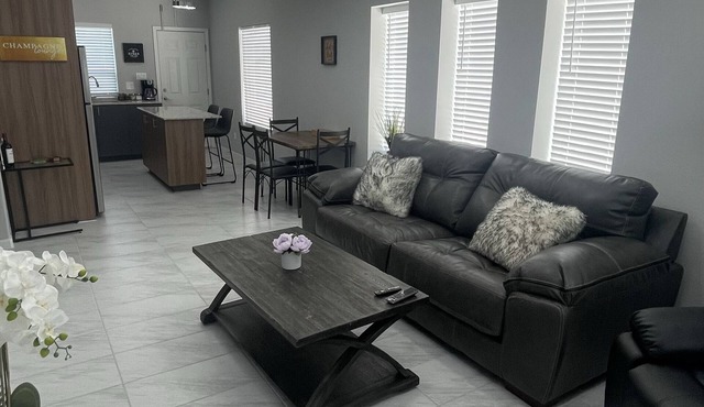Modern comfortable retreat in gated community!