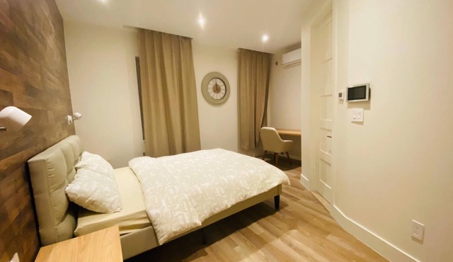 Modern comfortable room with its own bathroom