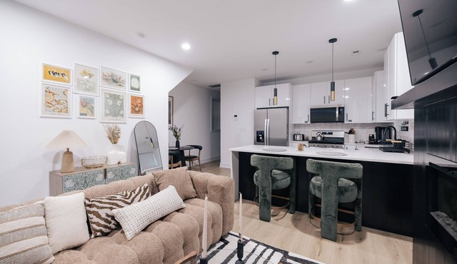 Modern Condo 6 Min to UChicago & Hospitals with Free Parking