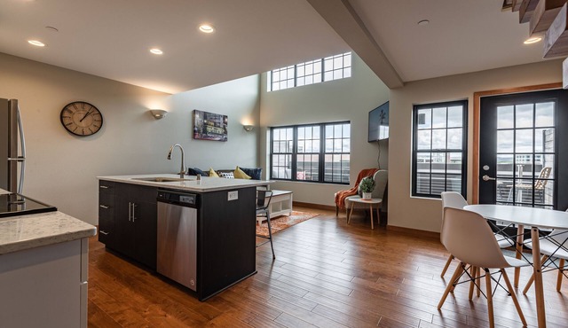 Modern condo near the heart of downtown La Crosse and all it has to offer!