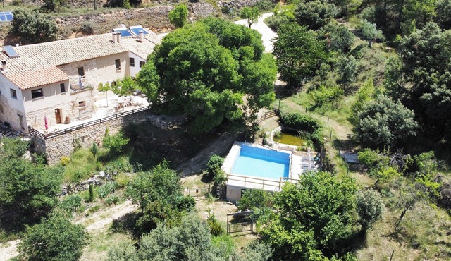 Modern cottage in the mountains with swimming pool and playground