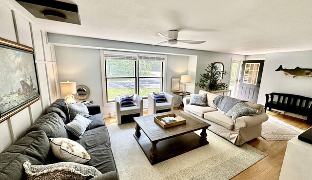 Modern cottage located near Sister Bay with Game Room and Fire Pit