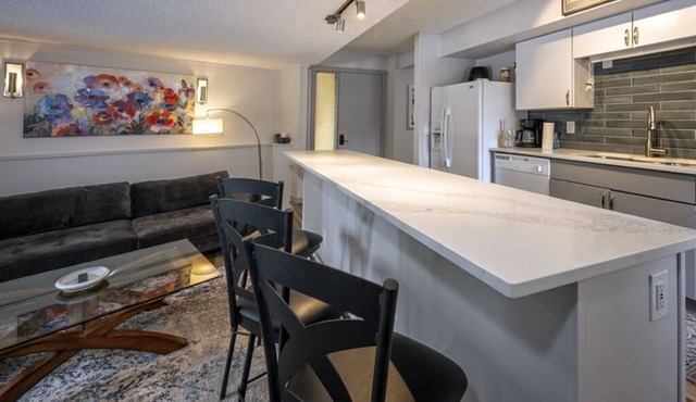 Modern cozy condo located close to ski area and Nordic Center in Breckenridge!