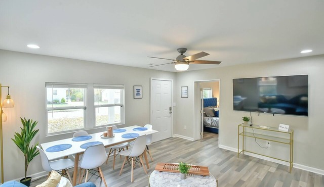 Modern & Cozy Home w/Fire Pit & Grill, Near High Point