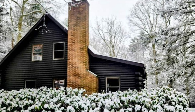 Modern, Cozy, Idyllic Log Cabin Secluded on 6 Serene Acres, Stone Ridge, New York