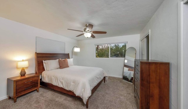 Modern Desert Gem with Mountain Views, Spacious Backyard and Private