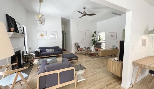 Modern designed 3-bedroom 2 bath home on a quiet, 1 acre, Southampton cul-de-sac