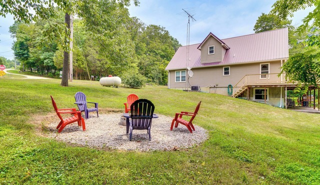Modern Eckerty Home w/Deck on Patoka Lake!
