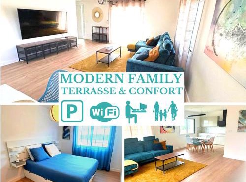 Modern family with Pilat view - AC and Parking NEW