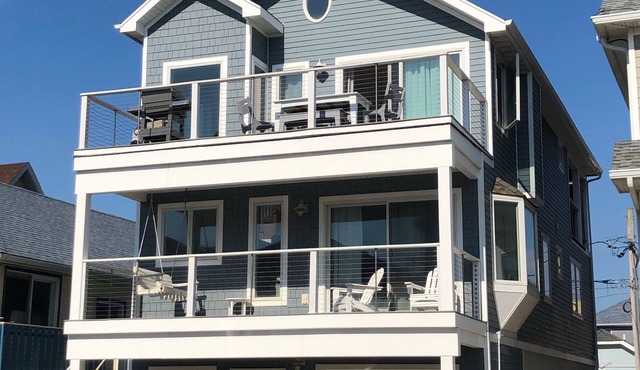 Modern family retreat just steps from the beach.