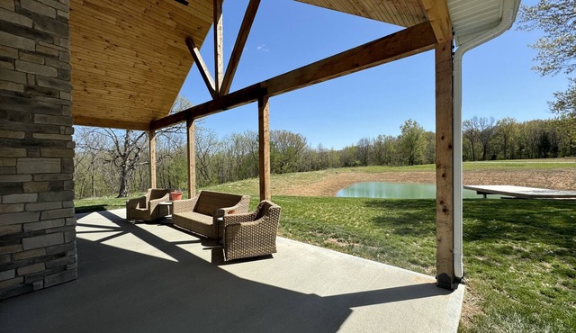 Modern Farmhouse on 50 Secluded Acres - Near Mark Twain Lake!