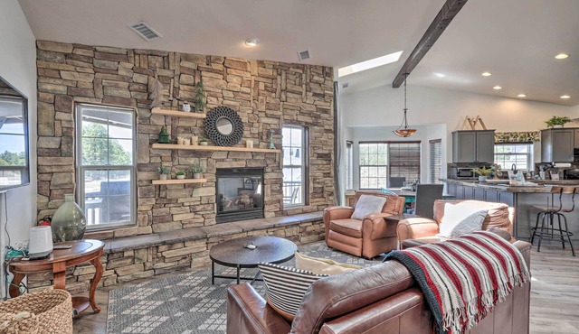 Modern Flagstaff Home: Deck, Patio + Fire Pit