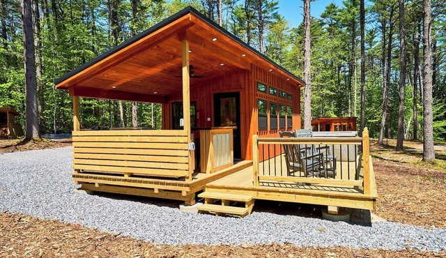 Modern Forest Cabin w/Private Hot Tub & Fire Pit