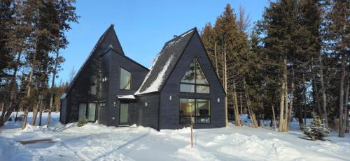 Modern Forest Retreat with Sauna and Hot Tub