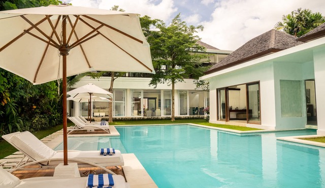 Modern four bedrooms private pool villa Canggu