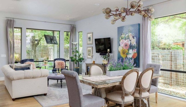 Modern French-Style Home w/Loft, Patio & Bikes Included - The Watson