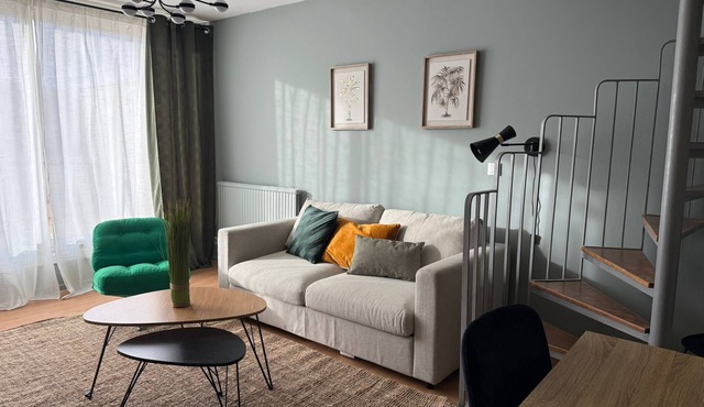 Modern, fully-equipped 6-person duplex with terrace
