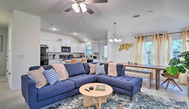 Modern Granite Shoals Retreat w/Fire Pit!