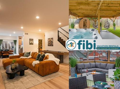 Modern Group Oasis with Hot Tub, Arcade and Fire Pit