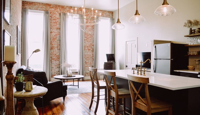Modern, Historic Loft Overlooking Downtown