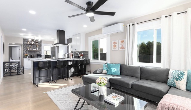 Modern Home Near Downtown with Firepit and BBQ