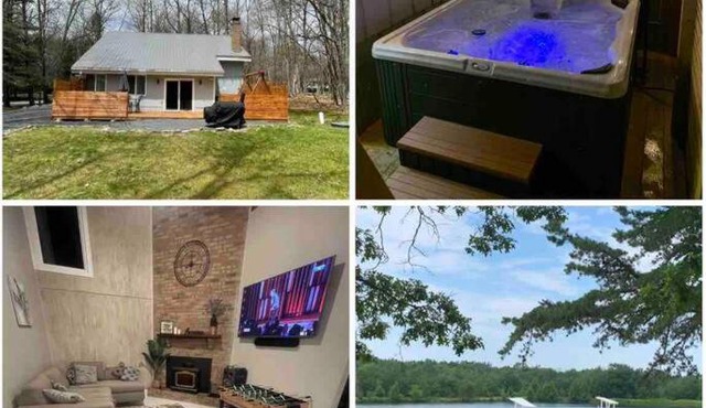 Modern Home near Lake w HotTub, Game Room, Fireplace
