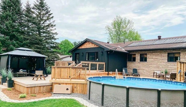 Modern Home w/ Pool, Fireplace, Movie/Game Room, Gym