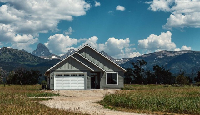 Modern Home with Panoramic Teton Views