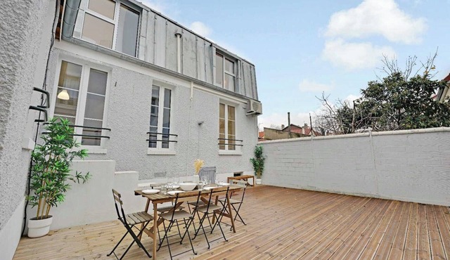 Modern house with AC -3BR-6P- Asnières-sur-Seine