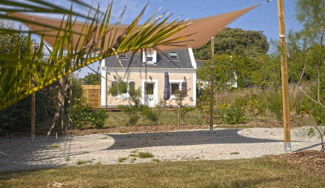 Modern house in Bangor with garden and south terrace