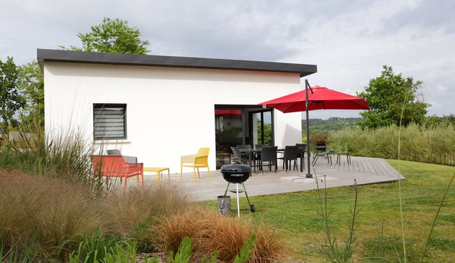 Modern house near Postolonnec beach