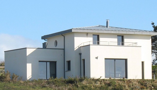 Modern house sea view Finistère South Bay of Audierne