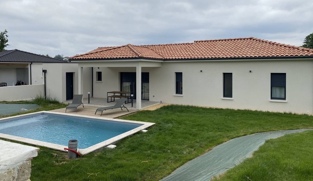 Modern house with pool