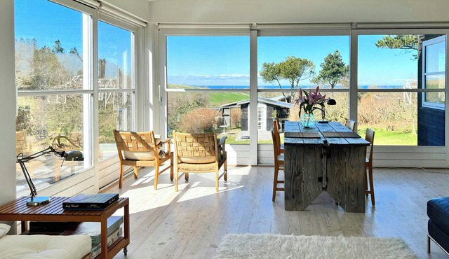 Modern house with sea view in Kårup