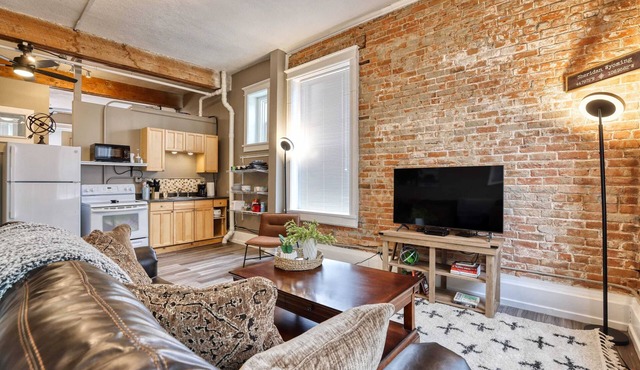 Modern Industrial Western Suite, Directly Downtown