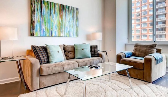 Modern Jersey City 1BR | Work Desk + Wi-Fi | by GLS