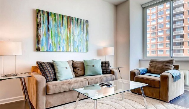 Modern Jersey City 1BR | Work Desk + Wi-Fi | by GLS