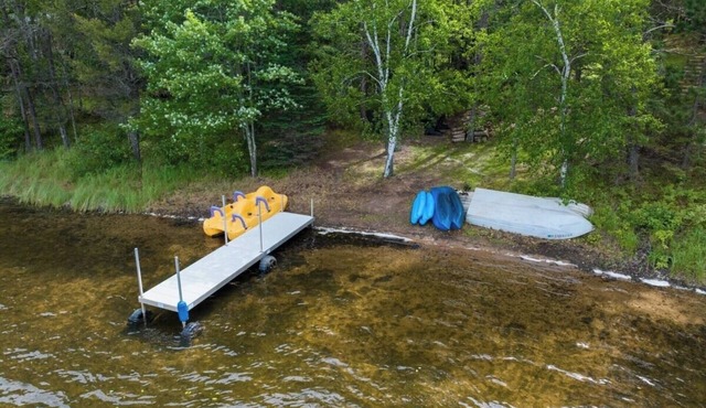 Modern Lake Retreat ~ Private Dock & Sandy Shore