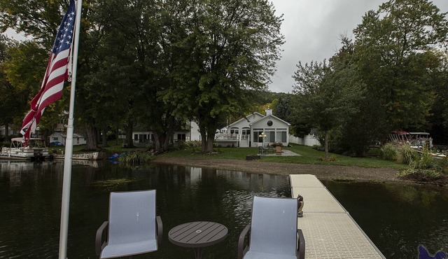 Modern Lakefront home with wonderful views and plenty of space!