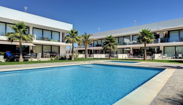 Modern, large terrace, pool and BBQ