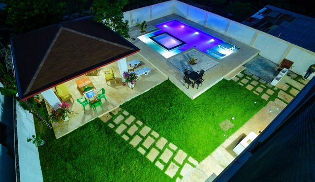 Modern large Villa, with a Gazebo and large pool for your relaxing retreat.