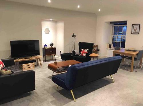 Modern loft style apartment in converted church