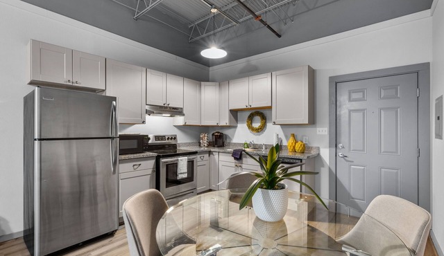 Modern Loft Vibes Exposed Brick + Cozy Design