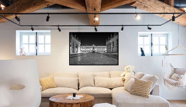 Modern loft with old-world charm, air-conditioned, near Stanislas Square
